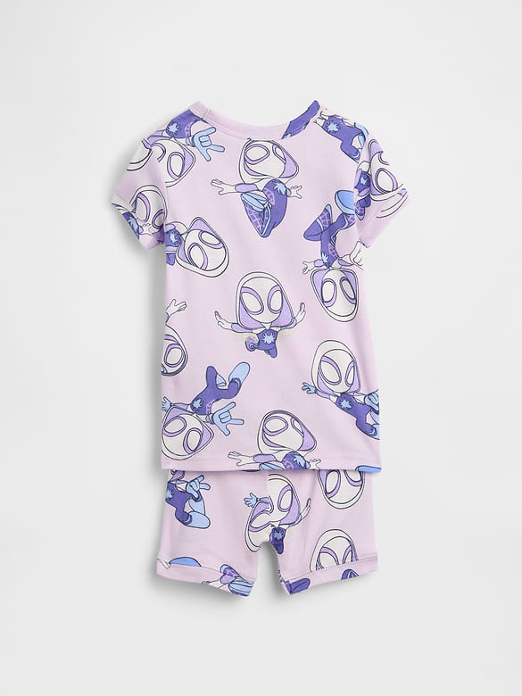 Baby & Toddler Marvel Organic Brushed Cotton PJ Short Set