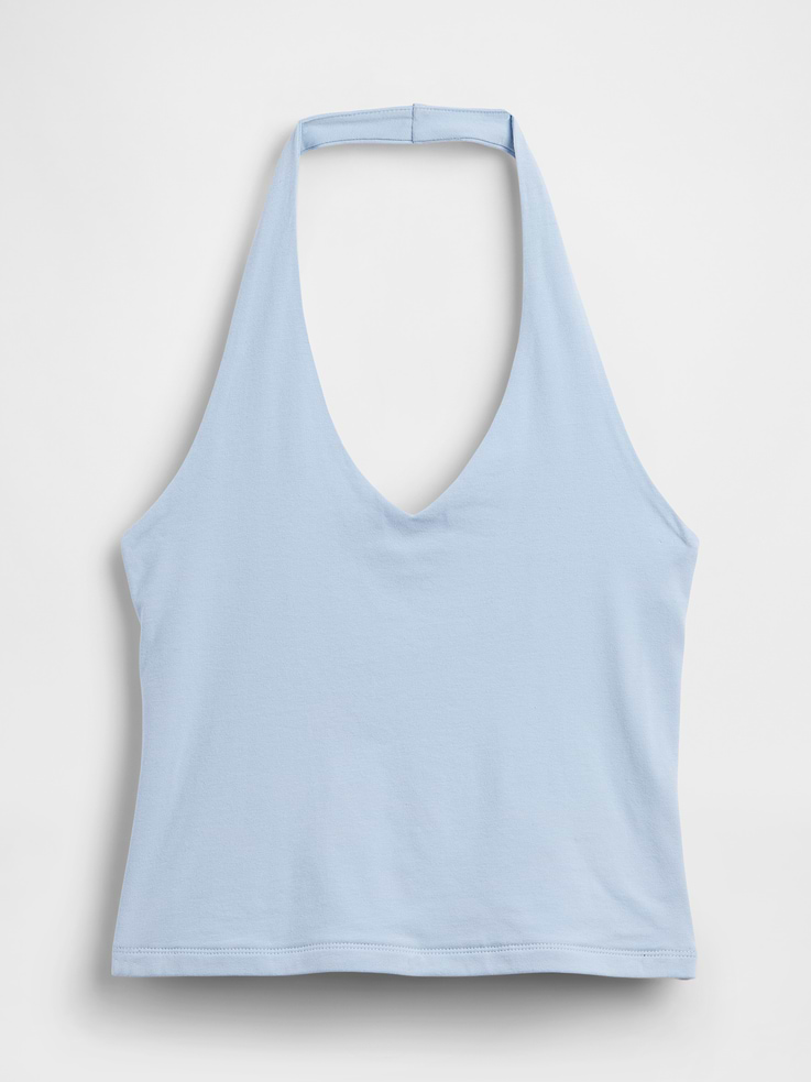 Image number 4 showing, CloseKnit Halter Crop Top