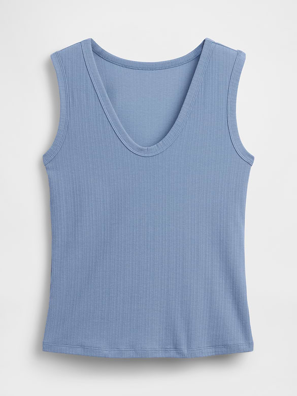 Variegated Rib Tank Top