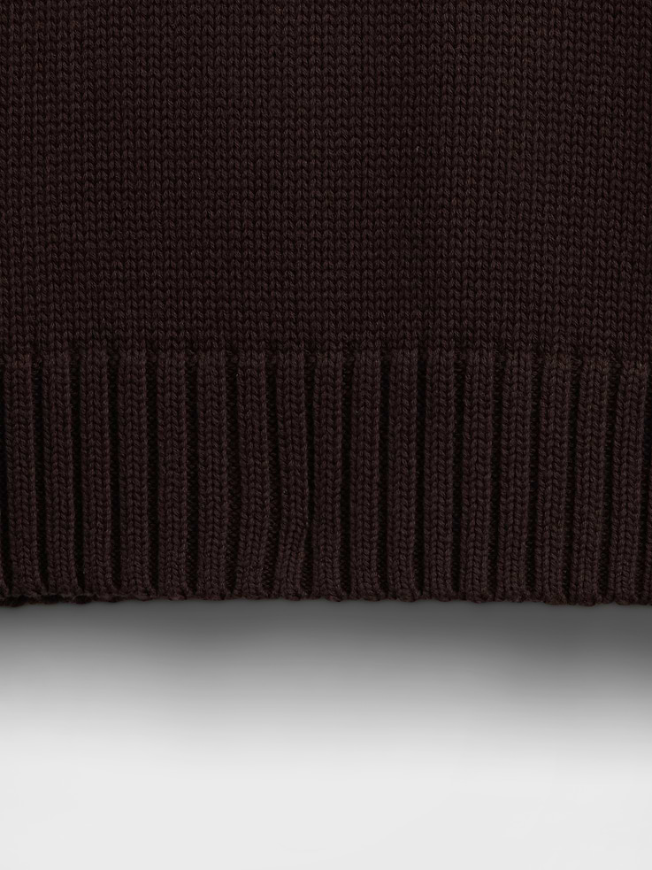 Image number 4 showing, 100% Cotton Oversized Crop Sweater