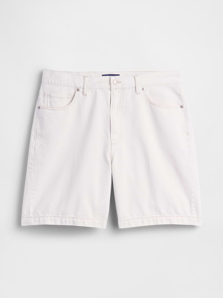 Image number 6 showing, 9" Loose Denim Shorts