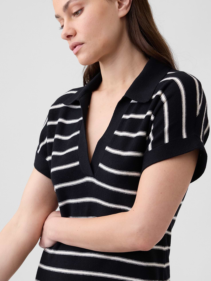 Image number 3 showing, Polo Sweater Mini Dress