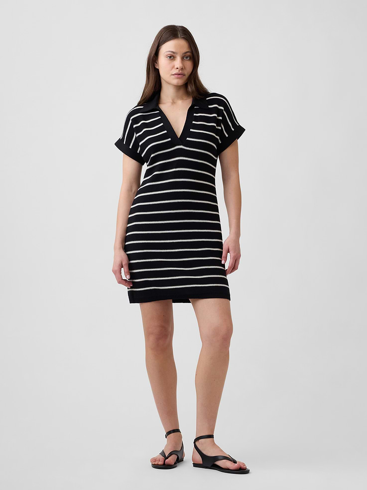 Image number 1 showing, Polo Sweater Mini Dress