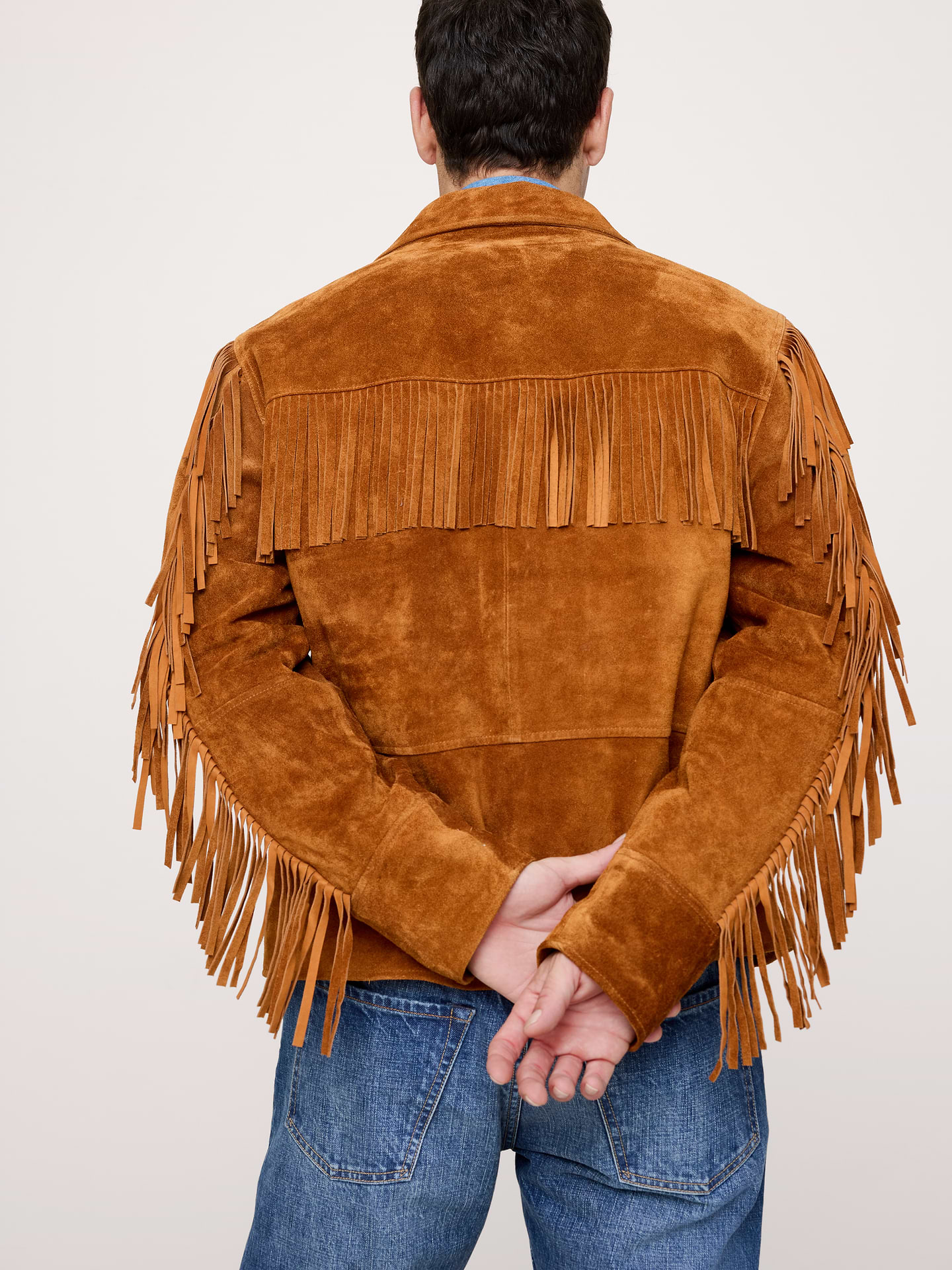 Image number 3 showing, Suede Fringe Jacket