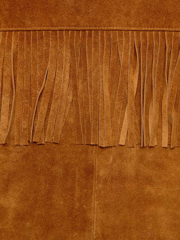 Suede Fringe Jacket