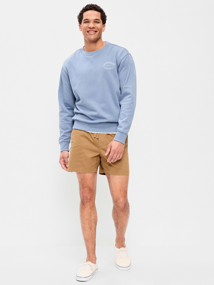 Image number 1 showing, Twill Jogger Shorts -- 5-inch inseam
