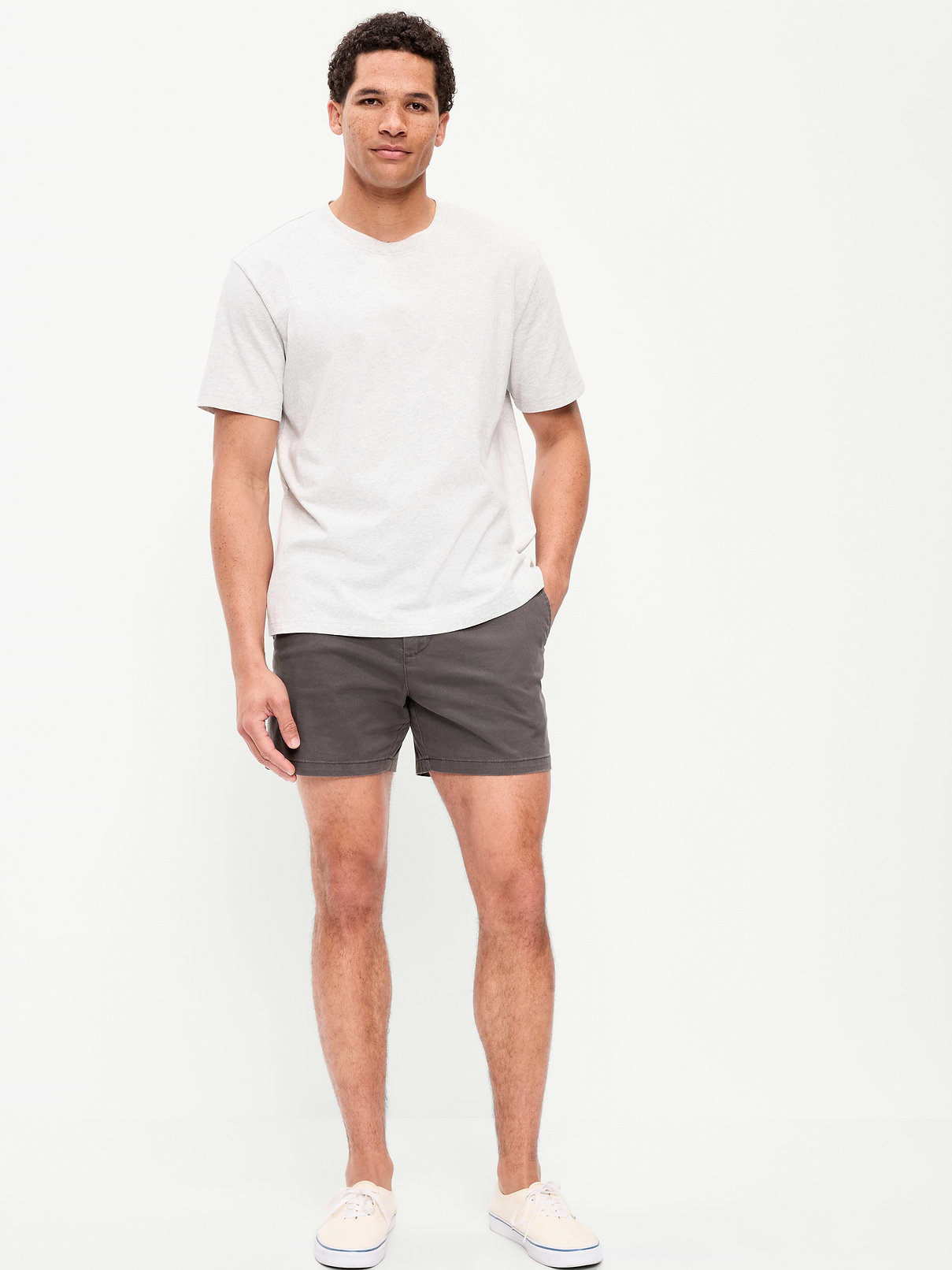Slim Built-In Flex Rotation Chino Shorts -- 5-inch inseam