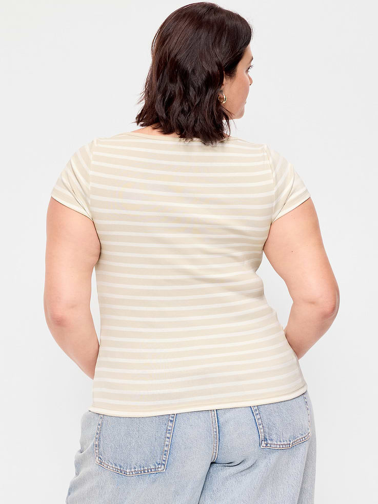 Image number 8 showing, Snug Boatneck T-Shirt