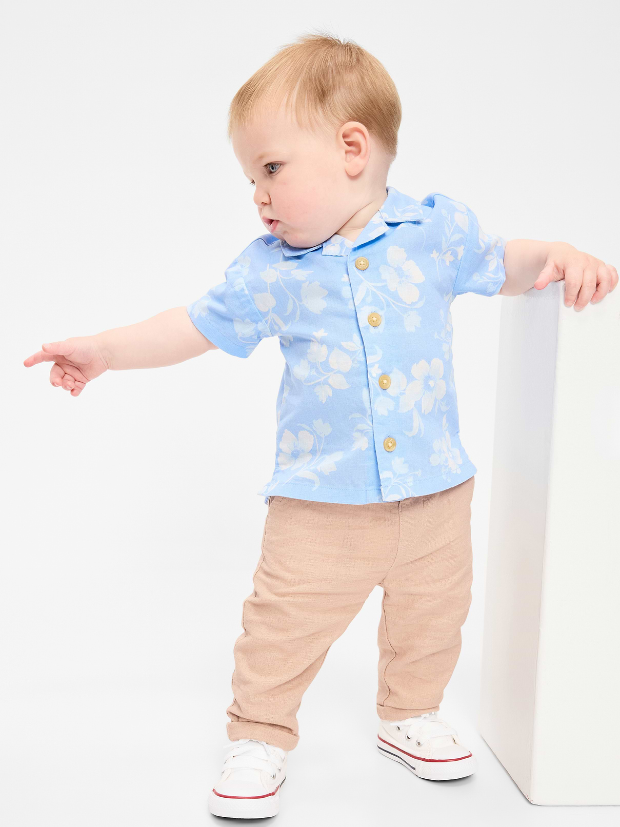Linen-Blend Pants for Baby