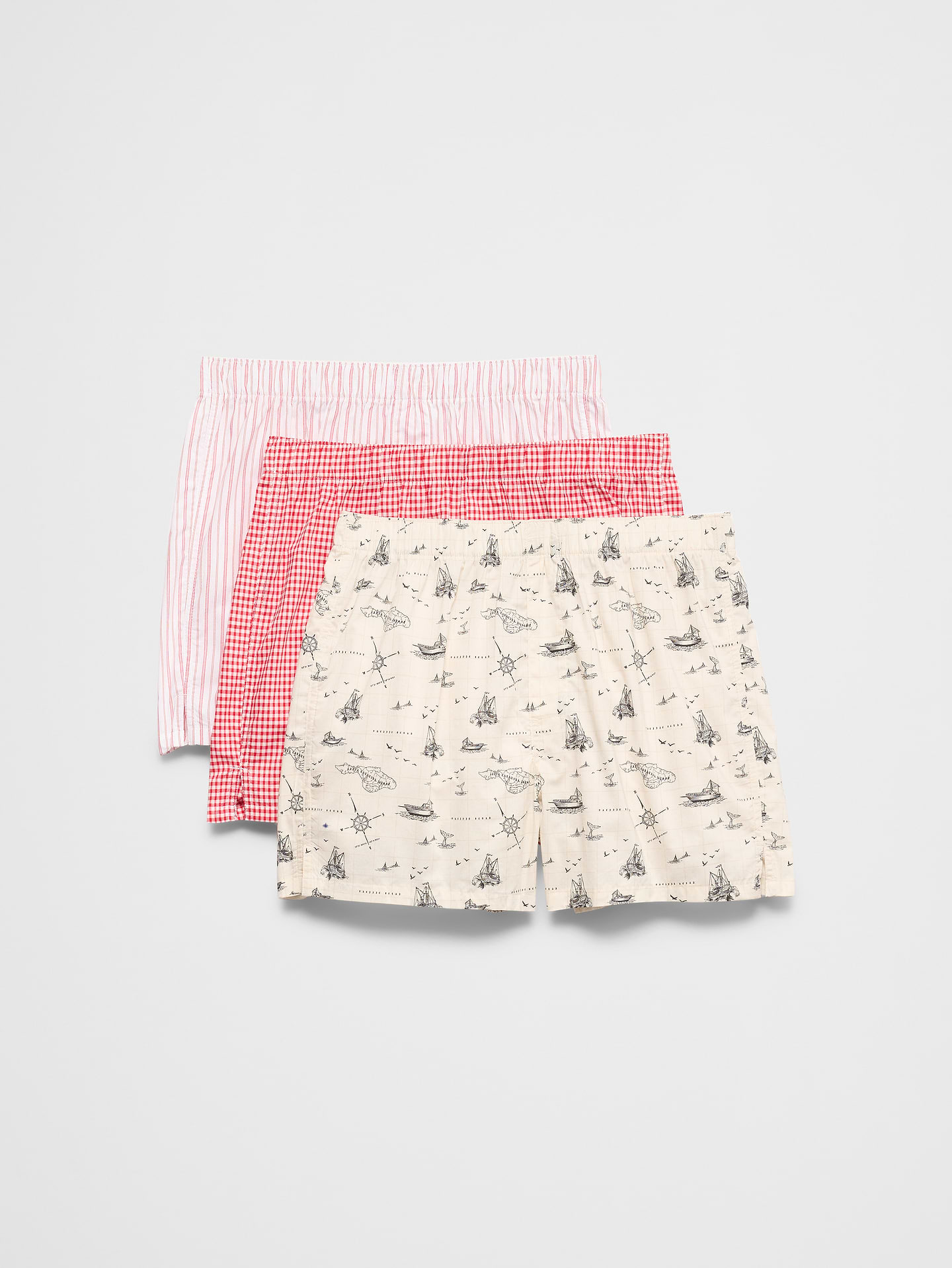 Image number 1 showing, Cotton Boxers (3 Pack)