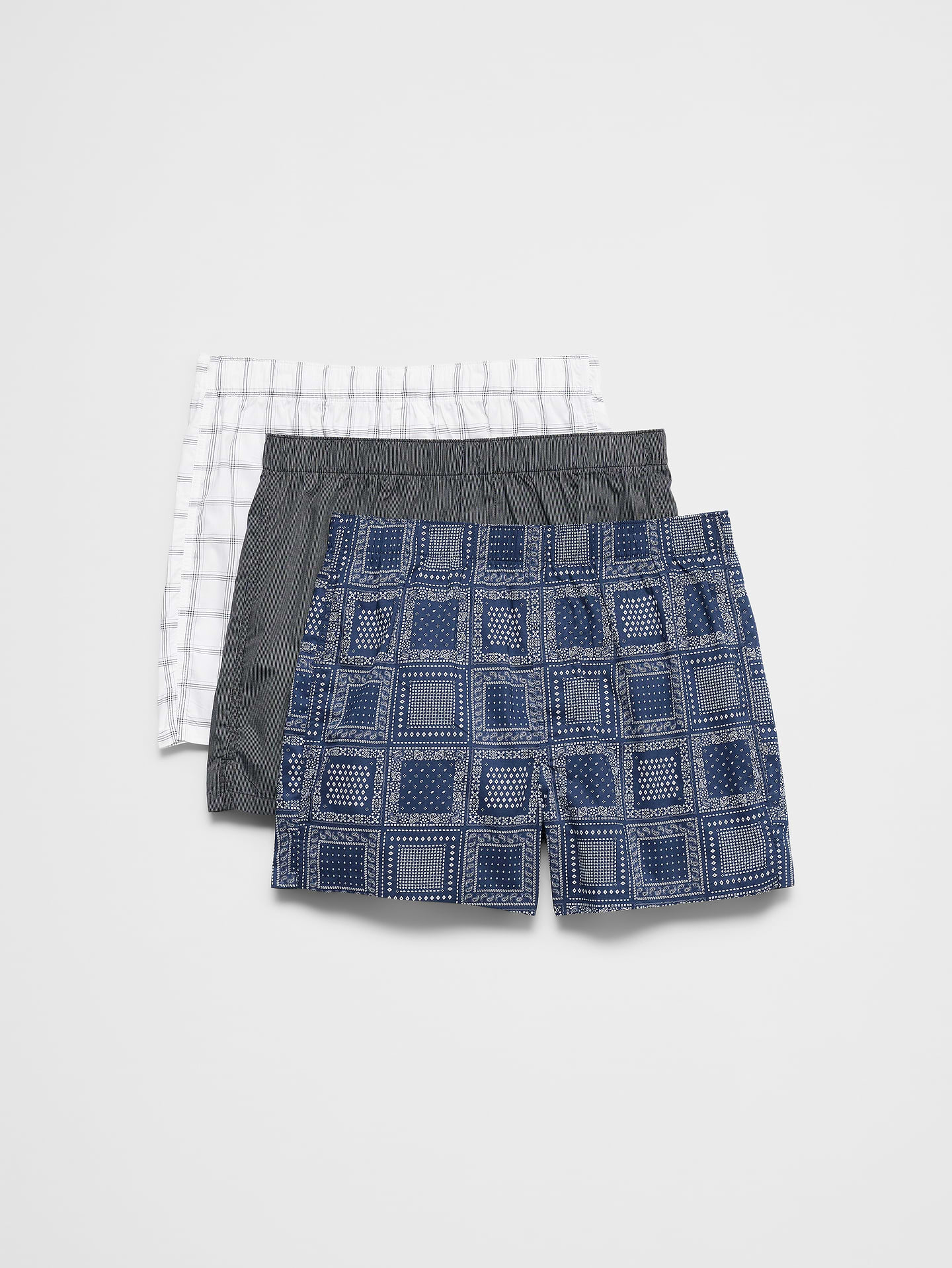 Image number 1 showing, Cotton Boxers (3 Pack)