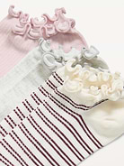 Image number 2 showing, Lettuce-Edge Ankle Socks 3-Pack for Women