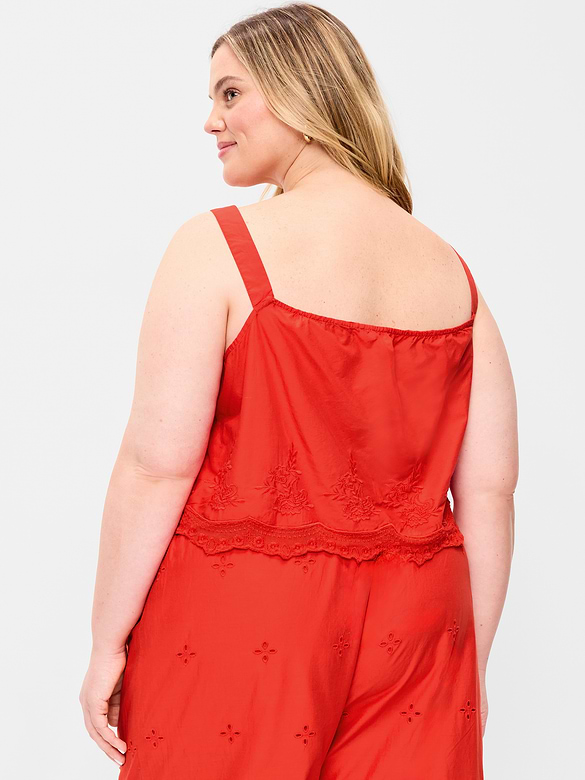 Tie-Front Cami Tank Top
