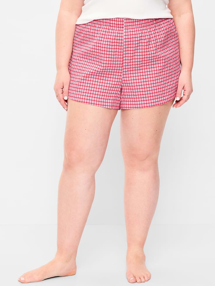 Image number 8 showing, Seersucker Boxer Pajama Shorts