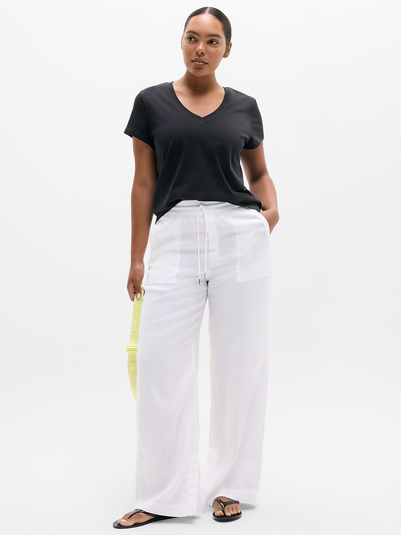Favorite Cotton V-Neck Tee