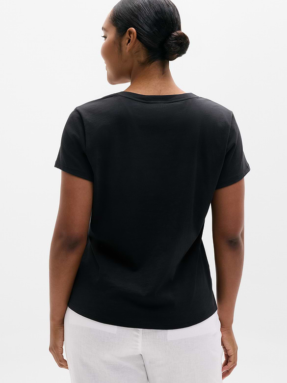 Favorite Cotton V-Neck Tee