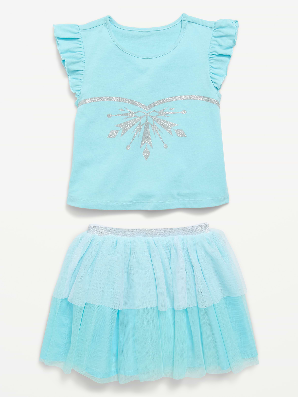 L'image numéro 4 présente Ensemble t-shirt à imprimé Princesses de Disney © et jupe-tutu pour toute-petite