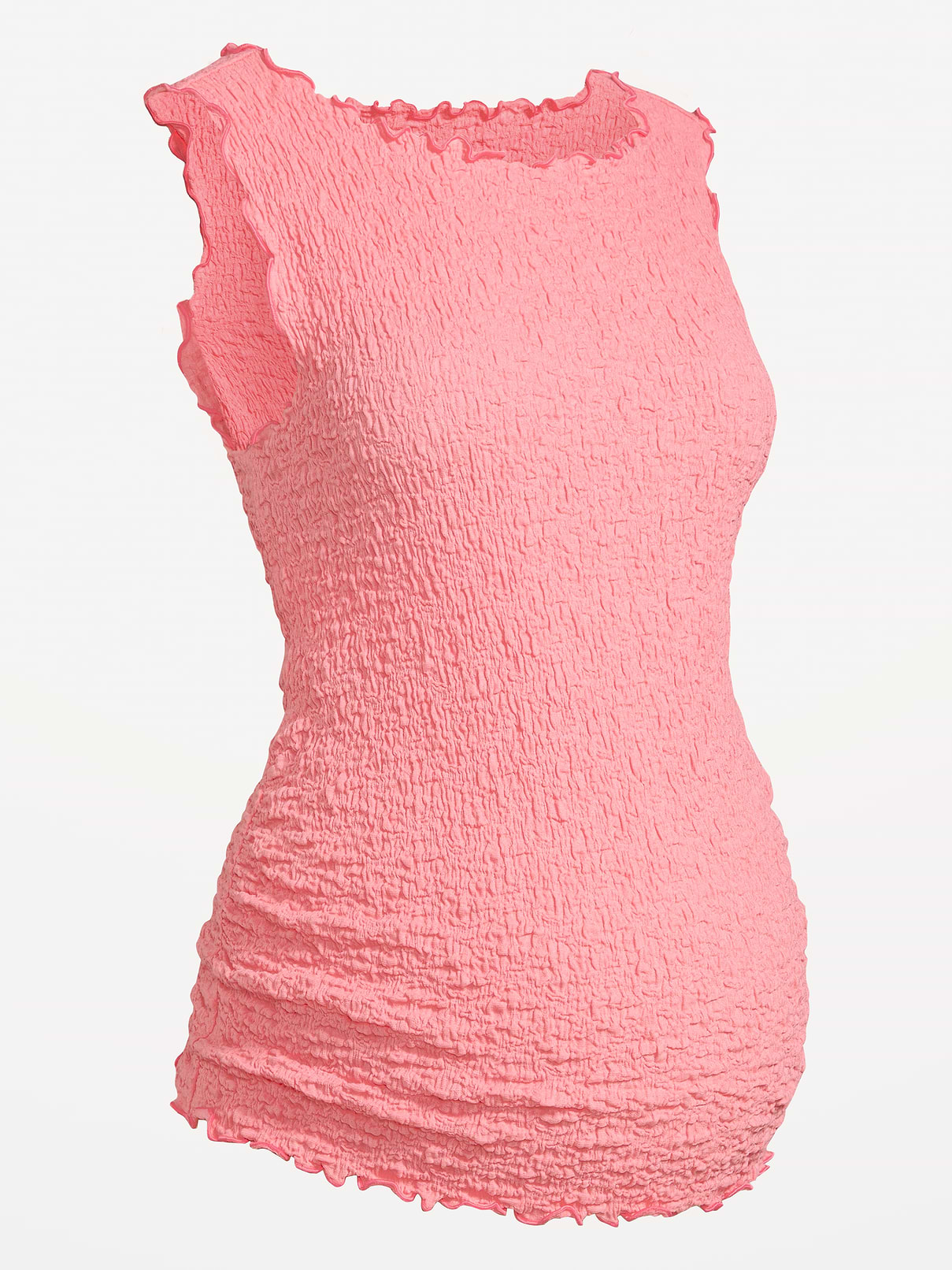 Image number 2 showing, Maternity Texured High-Neck Tank Top