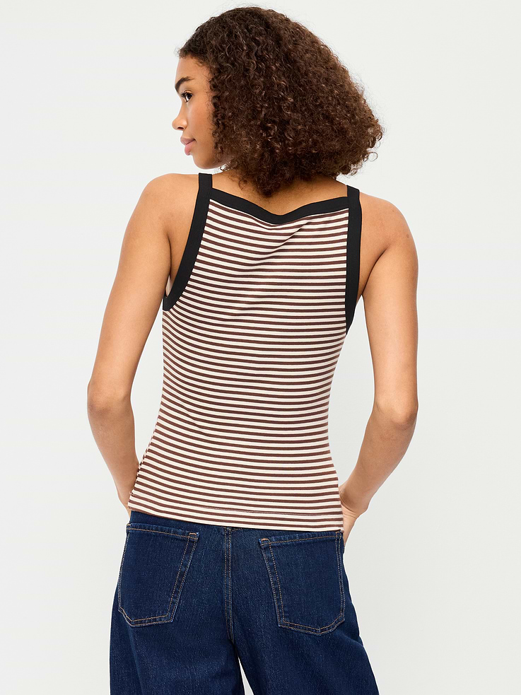 Image number 2 showing, Snug Apron-Neck Tank Top