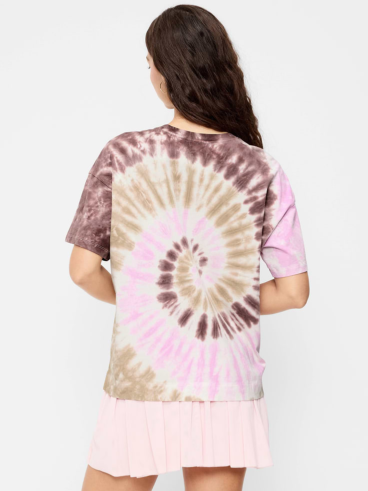 L'image numéro 2 présente T-shirt ras du cou rétro pour femme