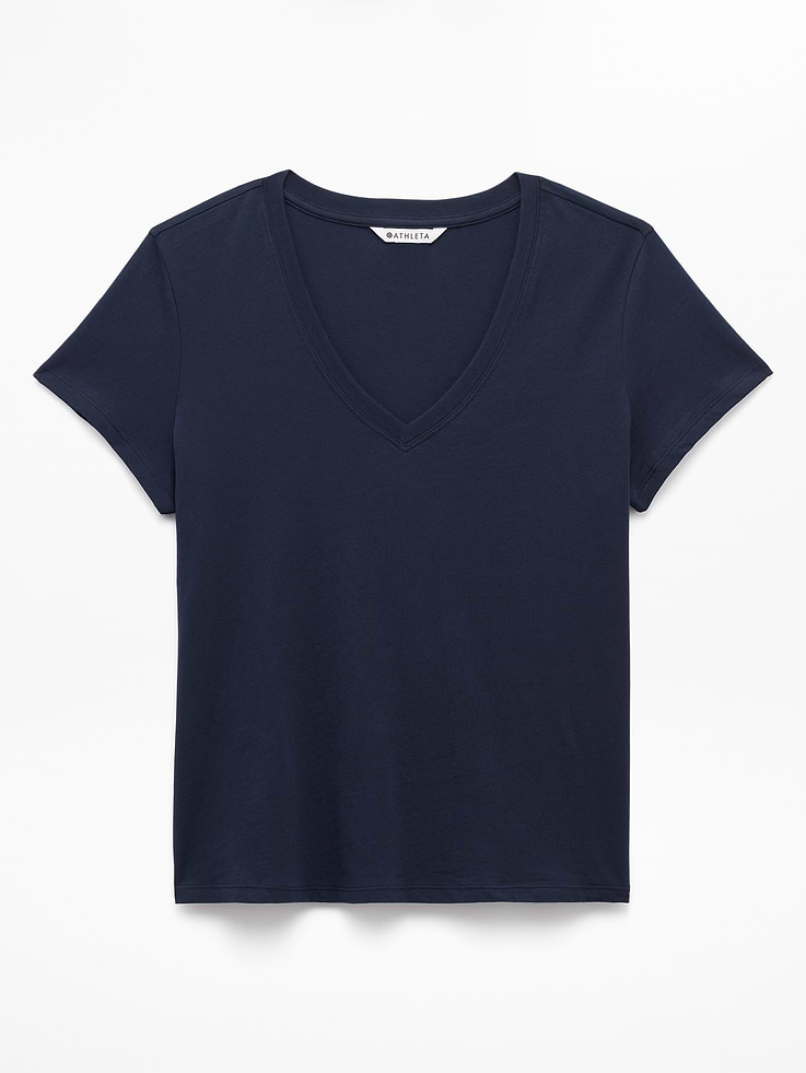 Image number 7 showing, Favorite Cotton V-Neck Tee