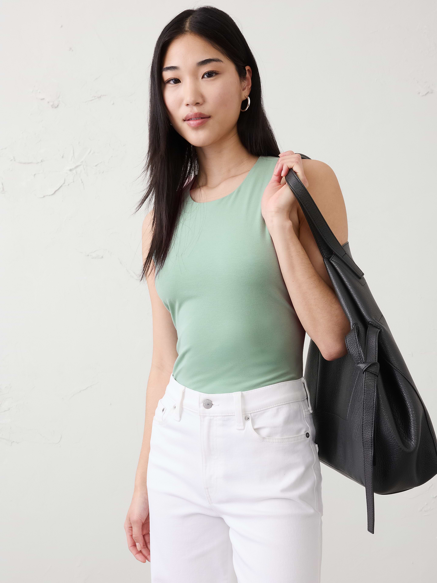 Image number 1 showing, Soft Stretch Racer Tank