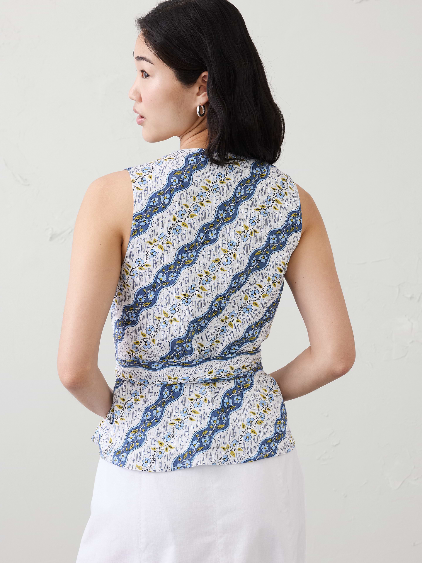 Image number 2 showing, Wrapped V-Neck Top