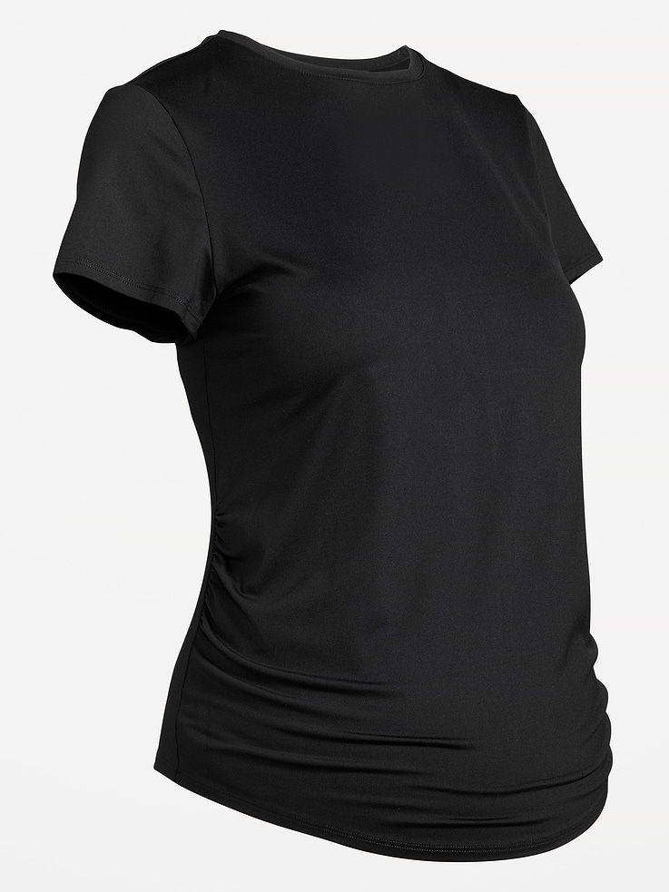 Image 4 of 4, Maternity StudioSmooth Short-Sleeve Jersey Top
