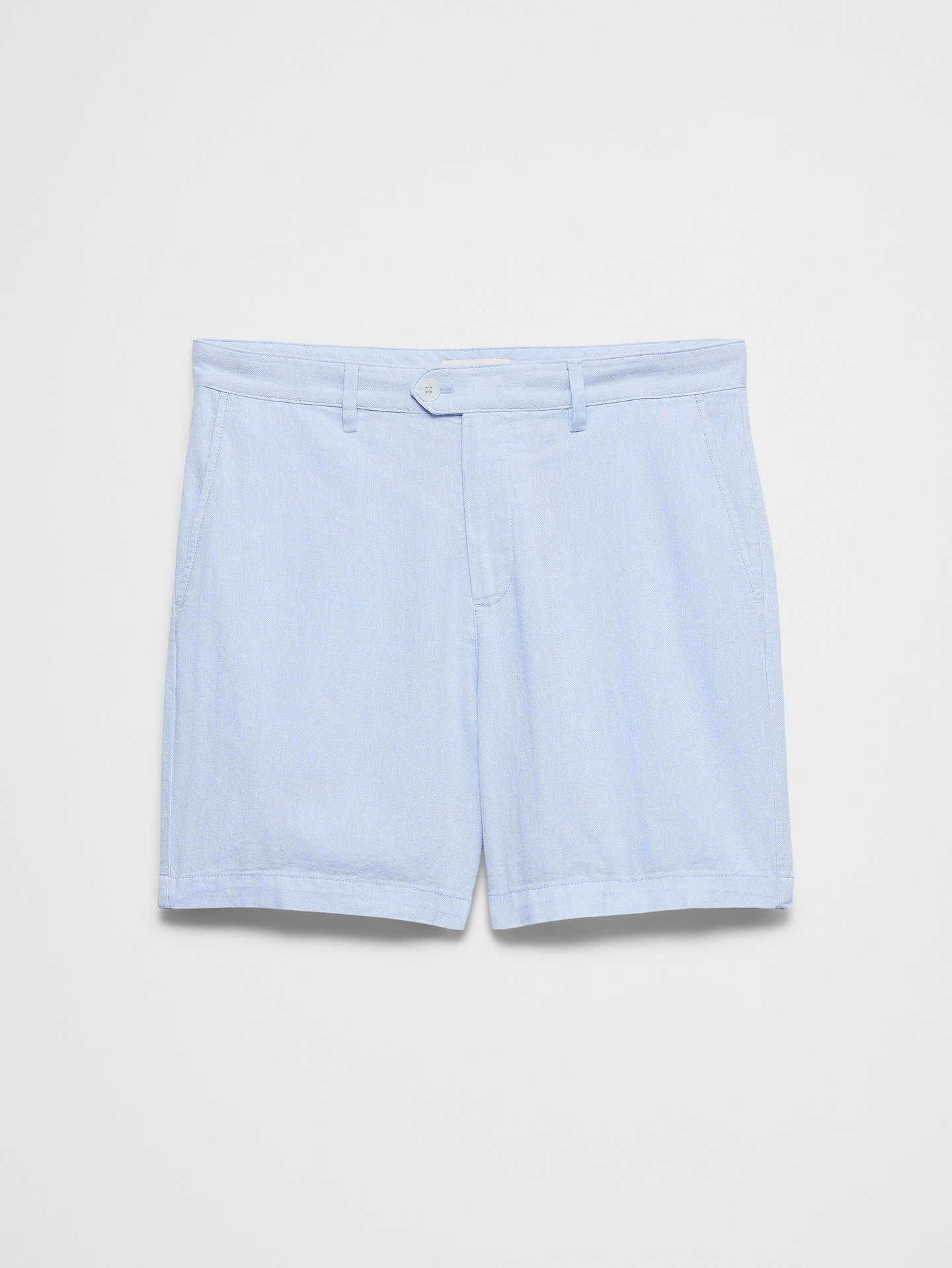 Image number 4 showing, Standard-Fit 7" Linen-Blend Short
