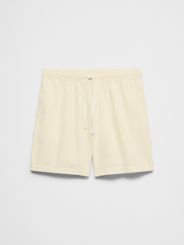 Standard-Fit 7" Linen-Blend Deck Short