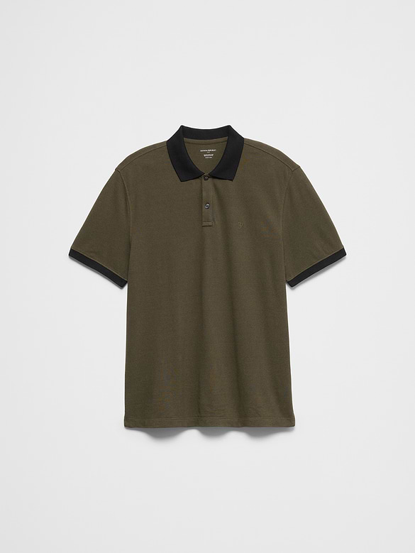 Standard-Fit Monogram Pique Polo