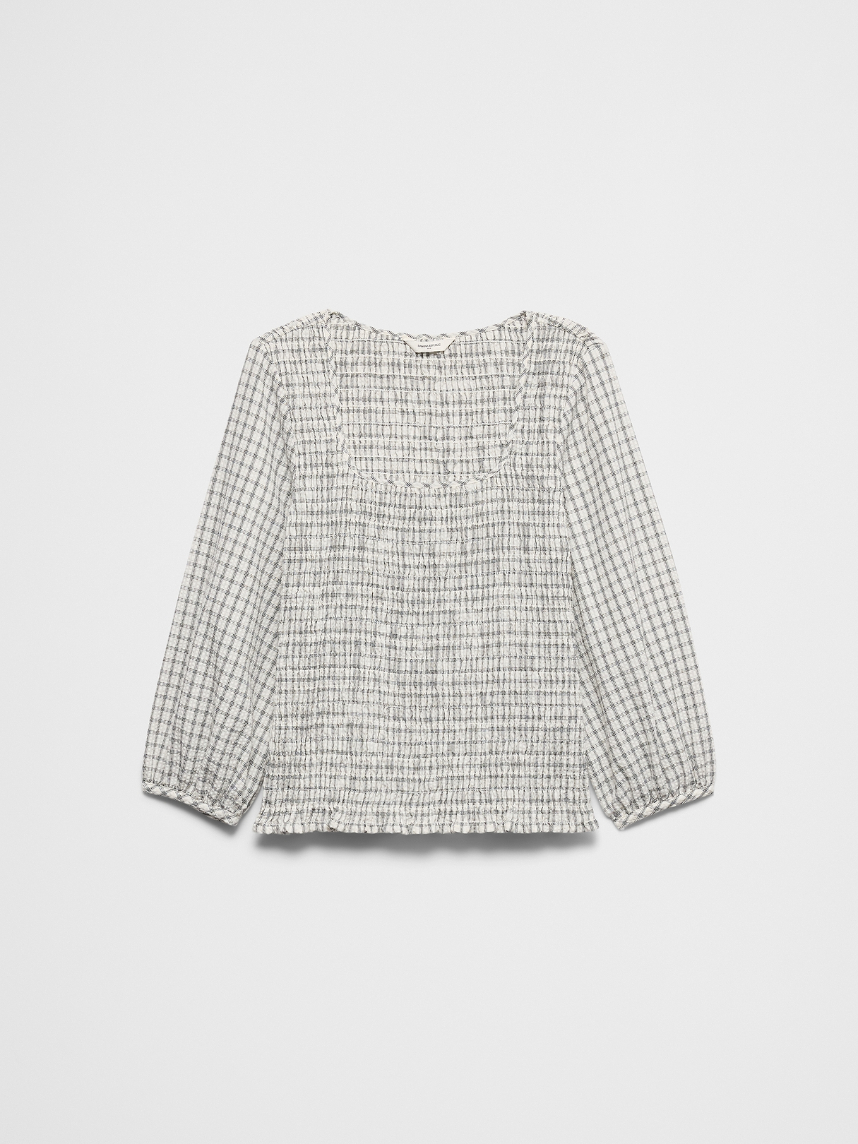 Seersucker Smocked-Bodice Top | Banana Republic Factory