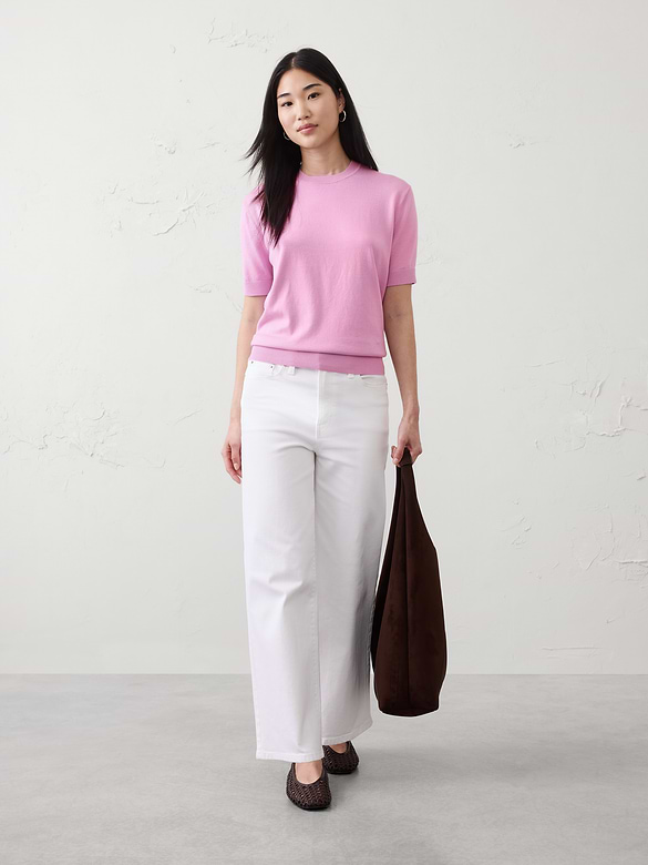 Forever Short-Sleeve Sweater