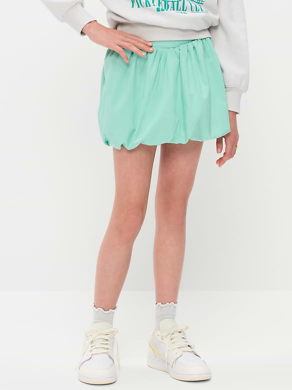 High-Waisted PowerSoft Bubble Skort for Girls