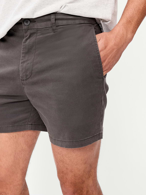 Slim Built-In Flex Rotation Chino Shorts -- 5-inch inseam