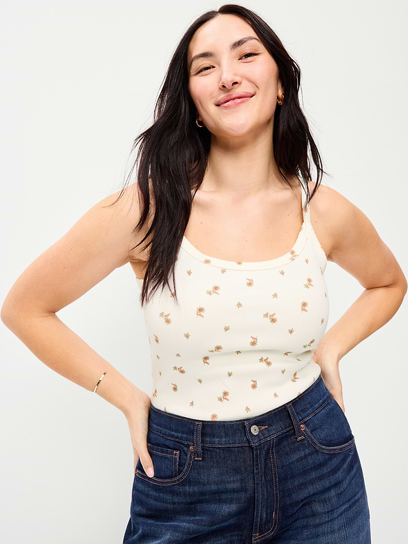 Pointelle Cami Tank Top