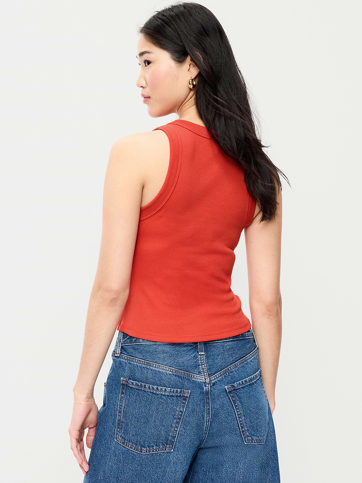 L'image numéro 2 présente Camisole courte moulante