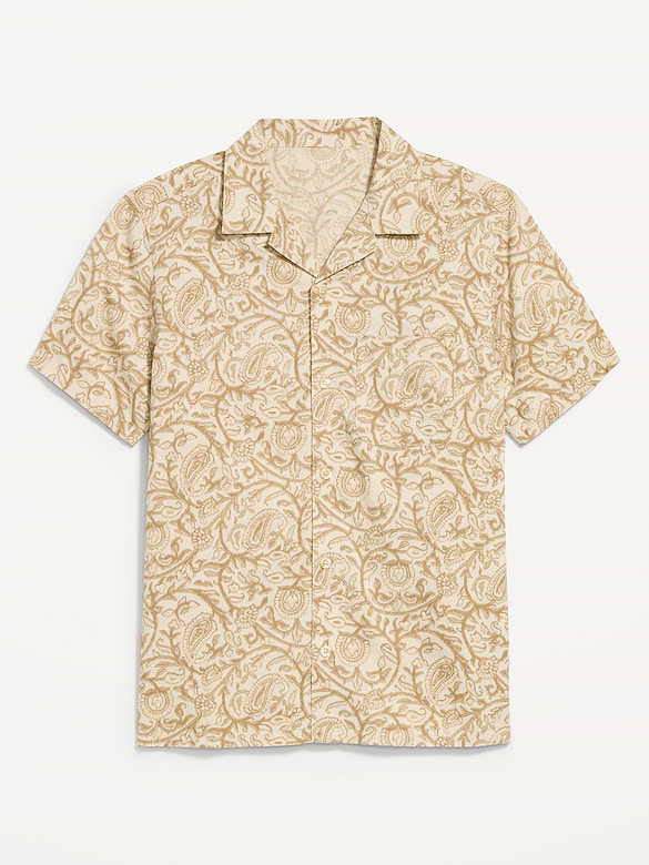 Chemise de vacances à manches courtes