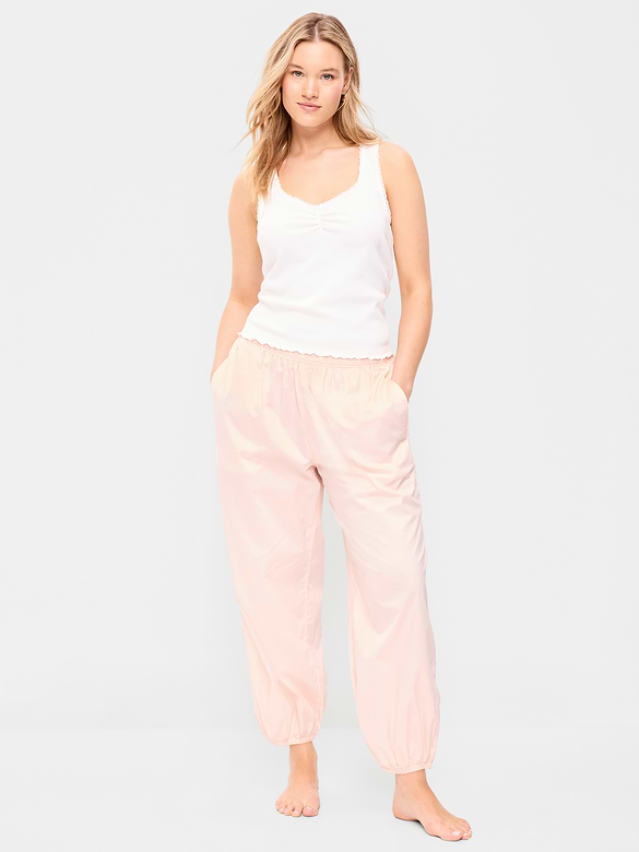 Lightweight Pull-On Parachute Pants