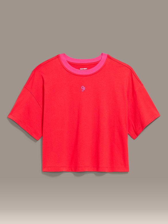 Old Navy x Christopher John Rogers Crop T-Shirt