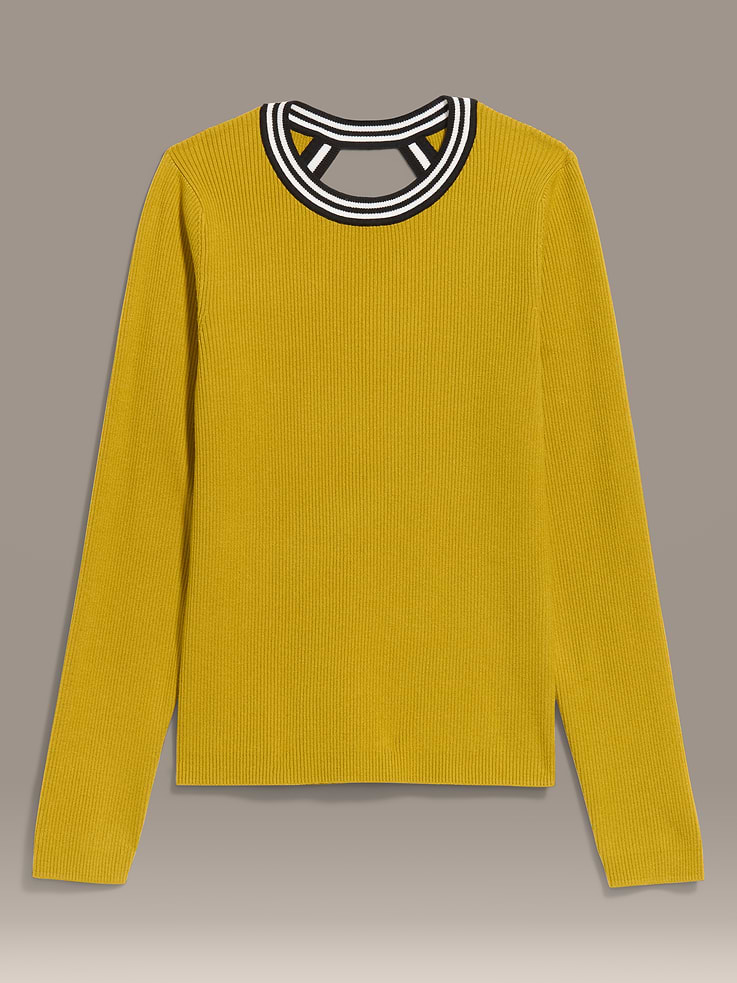 Image number 4 showing, Old Navy x Christopher John Rogers Long-Sleeve Back Keyhole Sweater