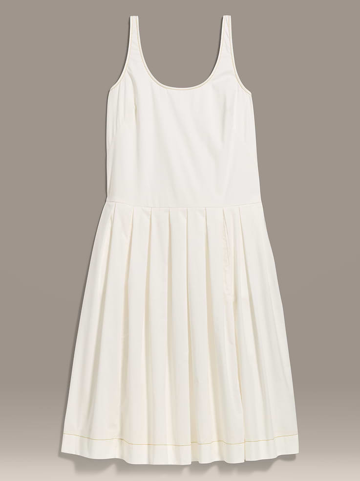 Image number 7 showing, Old Navy x Christopher John Rogers Poplin Drop-Waist Dress