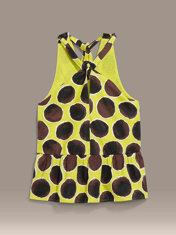 Old Navy x Christopher John Rogers Halter Peplum Top