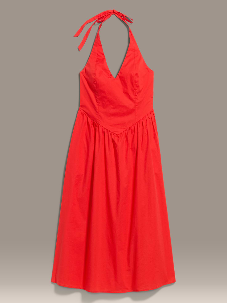Image number 7 showing, Old Navy x Christopher John Rogers Halter Drop-Waist Dress