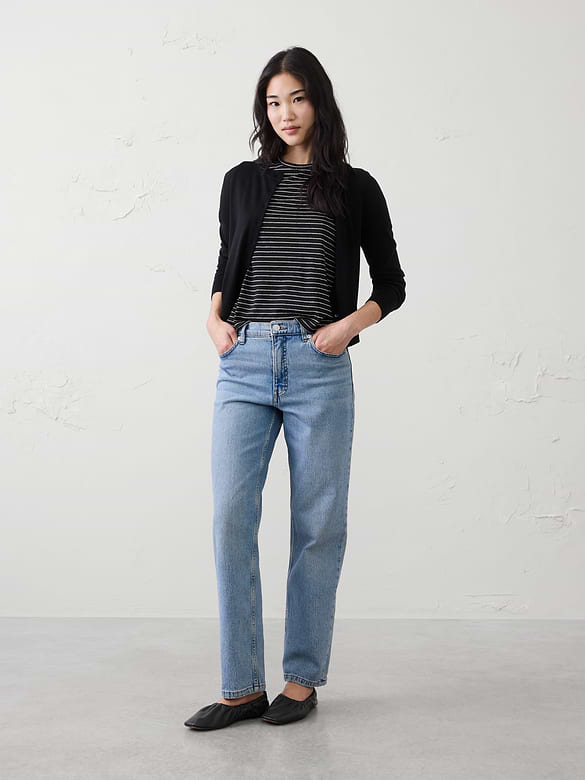 Linen-Blend T-Shirt