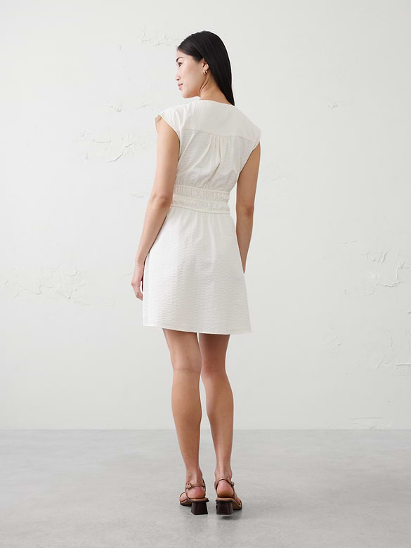 Seersucker Mini Dress