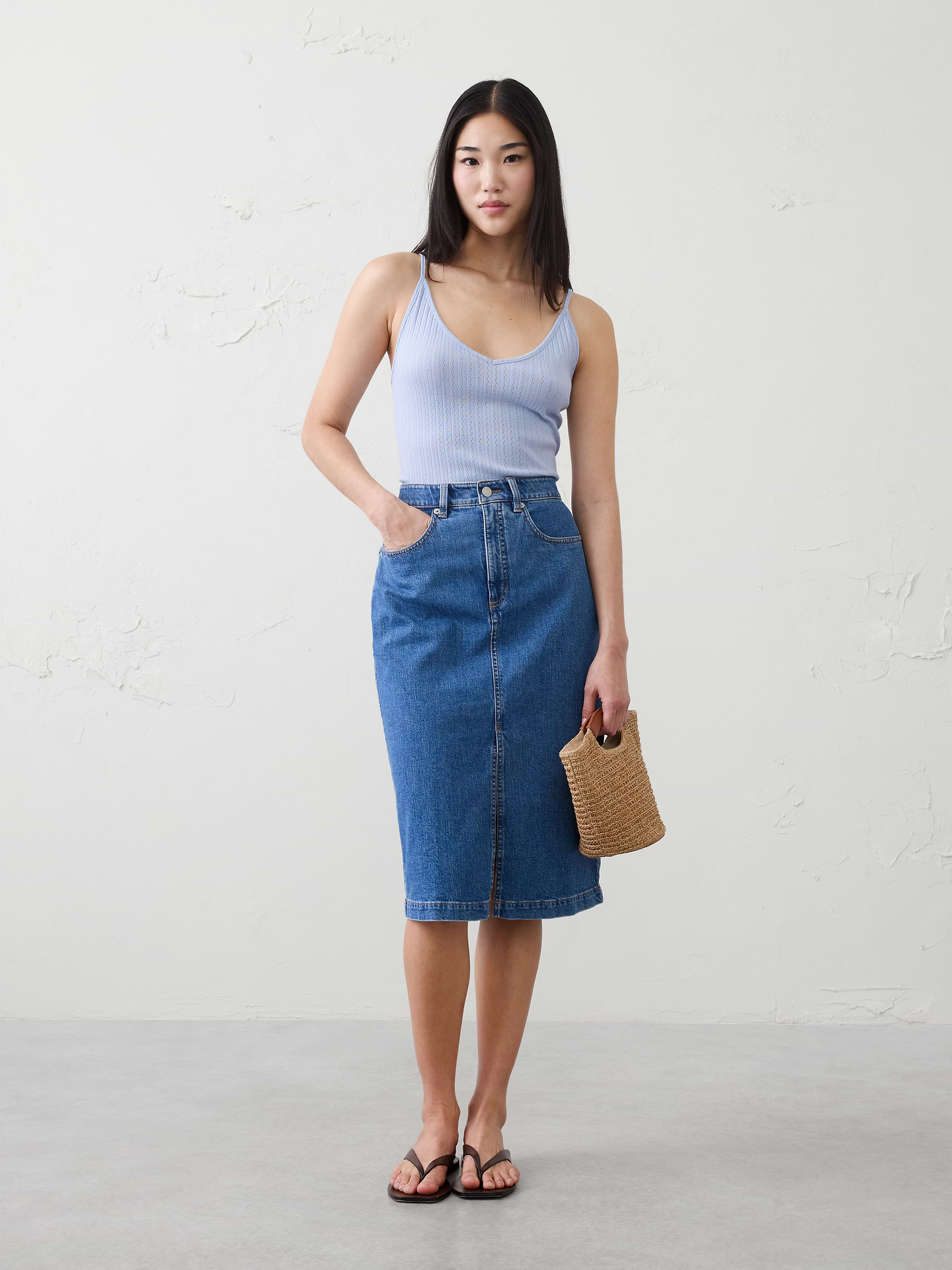 Image number 1 showing, Pointelle Camisole
