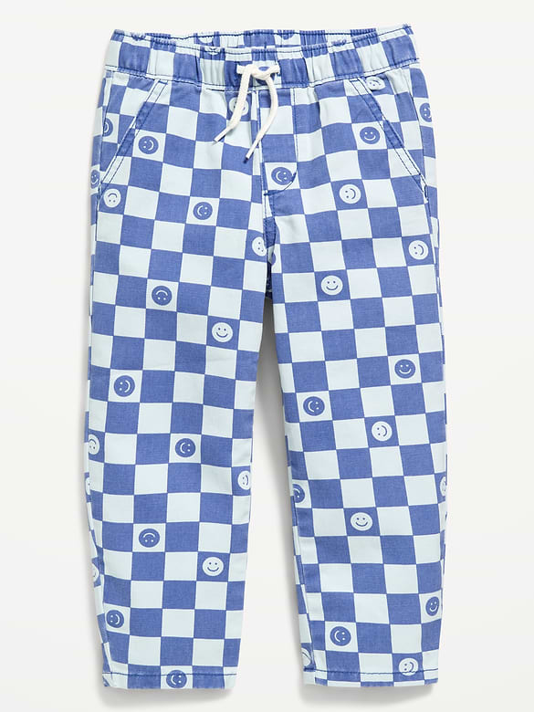 Pull-On Barrel-Leg Pants for Toddler Boys