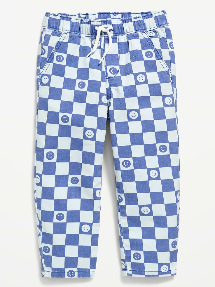Image 3 of 5, Pull-On Barrel-Leg Pants for Toddler Boys