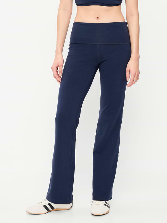 Legging semi-évasé à taille haute rabattable PowerChill